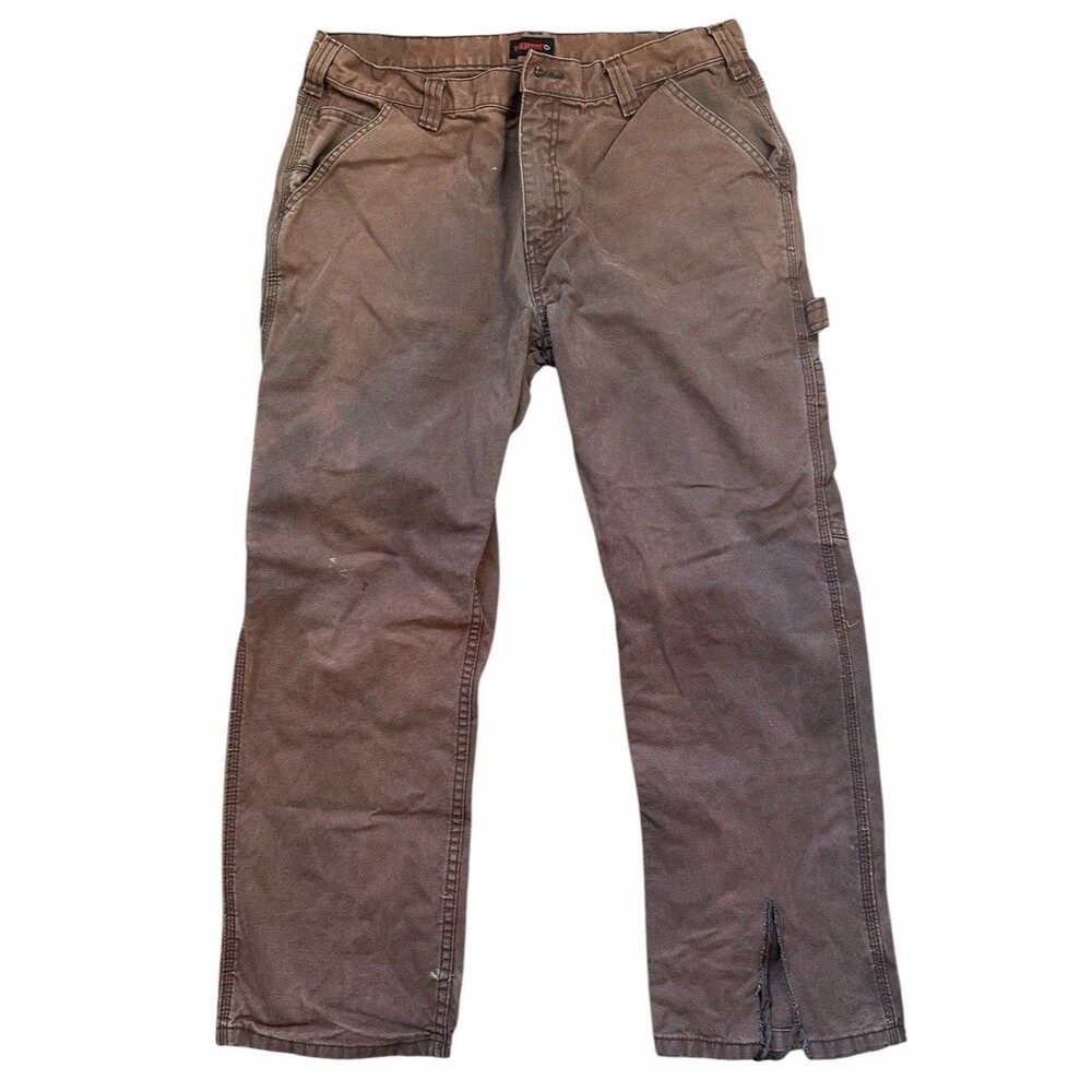 Wolverine Carpenter Work Pants Men’s 36/30 Brown Durable Jeans